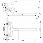 Современный  Для ванны и душа Lemark Plus Advance (LM1251C)