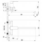 Современный  Для ванны и душа Lemark Plus Grace (LM1551C)