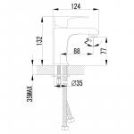 Современный  Для раковины Lemark Plus Factor (LM1606C)