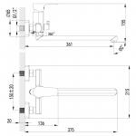 Современный  Для ванны и душа Lemark Plus Factor (LM1651C)