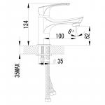 Современный  Для раковины Lemark Plus Shape (LM1706C)