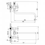 Современный  Для ванны и душа Lemark Standard (LM2151C)