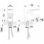 Современный  Для раковины Lemark Luna (LM4106C)