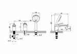 Современный  Для ванны и душа Lemark Luna (LM4145C)