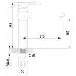 Современный  Для кухонной мойки Lemark Status (LM4404C)