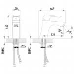 Современный  Для раковины Lemark Unit (LM4506C)