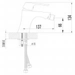 Современный  Для биде Lemark Unit (LM4508C)