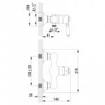 Ретро  Для ванны и душа Lemark Villa (LM4803B)