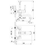 Ретро  Для ванны и душа Lemark Villa (LM4812B)