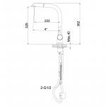 Современный  Для кухонной мойки Lemark Expert (LM5075S)
