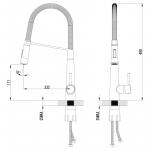 Современный  Для кухонной мойки Lemark Soul (LM6002C)