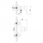 Современный  Для ванны и душа Lemark Pramen (LM3303C)