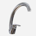 Современный  Для кухонной мойки MIXLINE ML0 3-032 высокий излив боковая ручка (522125)