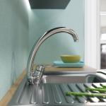 Современный  Для кухонной мойки MIXLINE ML0 5-032 высокий излив боковая ручка (522129)