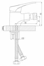 Традиционный  Для биде Rossinka B (B35-51)