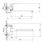 Современный  Для ванны и душа Lemark Pramen (LM3317C)