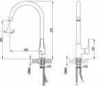 Современный  Для кухонной мойки Lemark Basis (LM3605C)