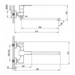 Современный  Для ванны и душа Lemark Basis (LM3617C)