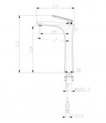 Современный  Для раковины Lemark Bellario (LM6809C)