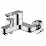 Современный  Для ванны и душа Bravat Stream-D с коротким изливом (F637163C-B)