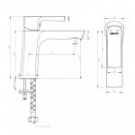 Современный  Для раковины Lemark Ursus (LM7206BL)