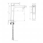 Современный  Для раковины Lemark Ursus (LM7209BL)