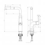 Современный  Для кухонной мойки Lemark Ursus (LM7205BLR)