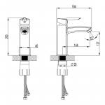Современный  Для раковины Lemark Mars (LM3537C)