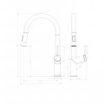 Современный  Для кухонной мойки Lemark Minima (LM3850C)