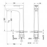 Современный  Для раковины Lemark Evitta (LM0509C)