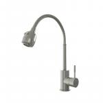 Современный  Для кухонной мойки MIXLINE MLSS-03 02 гибкий металлический излив (505148)