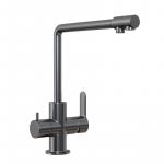 Современный  Для кухонной мойки MIXLINE MLSS-03 201 серый подкл.к фильтру (543620)