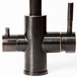 Современный  Для кухонной мойки MIXLINE MLSS-03 202 бронза подкл.к фильтру (543622)