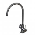 Современный  Для кухонной мойки MIXLINE MLSS-03 202 серый подкл.к фильтру (543624)