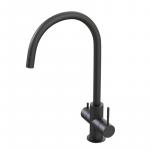 Современный  Для кухонной мойки MIXLINE MLSS-03 202 черный подкл.к фильтру (543623)