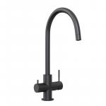 Современный  Для кухонной мойки MIXLINE MLSS-03 202 черный подкл.к фильтру (543623)