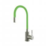Современный  Для кухонной мойки MIXLINE MLSS-03 25 ЗЕЛЕНЫЙ гибкий силиконовый излив (542380)