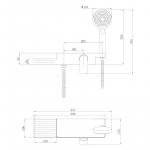 Современный  Для ванны и душа Lemark Unibox (LM6903CW)