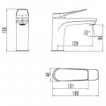 Современный  Для раковины Lemark Bronx (LM3706BL)