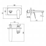 Современный  Для раковины Lemark Bronx (LM3726BL)