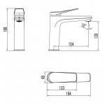Современный  Для раковины Lemark Bronx (LM3737BL)