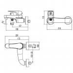 Современный  Для ванны и душа Lemark Shift (LM4334C)