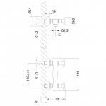 Современный  Для ванны и душа Lemark Partner LM0103C