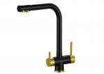 Современный  Для кухонной мойки ZORG Zorg Sanitary ZR 348 YF BLACK BRONZE