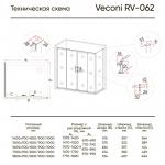 Душевой угол  Veconi RV-062