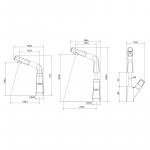Современный  Для раковины Lemark Soul LM6008BL
