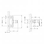 Современный  Для ванны и душа Lemark Point LM0303C