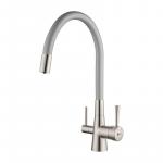 Современный  Для кухонной мойки Lemark Comfort LM3075BN-Silver