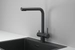 Современный   GRANULA Kitchen Space 7011, ЧЕРНЫЙ МАТОВЫЙ