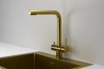 Современный   GRANULA Kitchen Space 7011, ЗОЛОТО САТИН